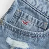Minishorts i denim med ultralåg höjd Minishorts i denim med ultralåg höjd