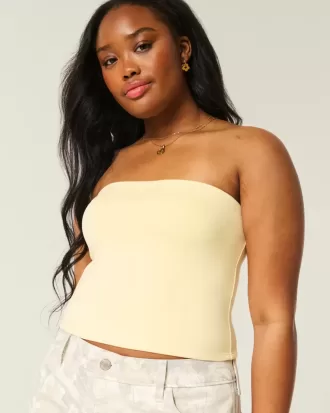 Mjuk Stretch Sömlös Tube Top
