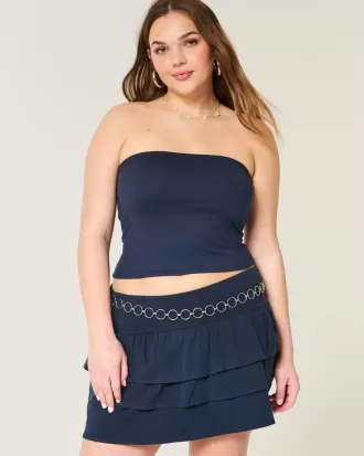 Mjuk Stretch Sömlös Tube Top