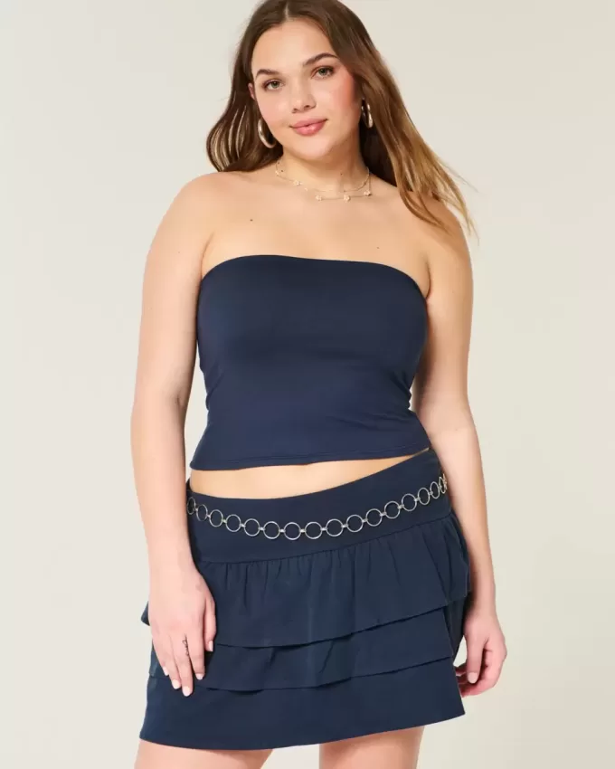Mjuk Stretch Sömlös Tube Top Mjuk Stretch Sömlös Tube Top