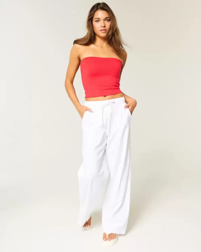 Mjuk Stretch Sömlös Tube Top Mjuk Stretch Sömlös Tube Top