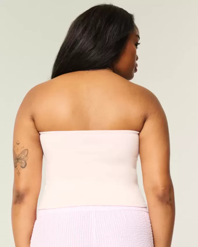 Mjuk Stretch Sömlös Tube Top Mjuk Stretch Sömlös Tube Top