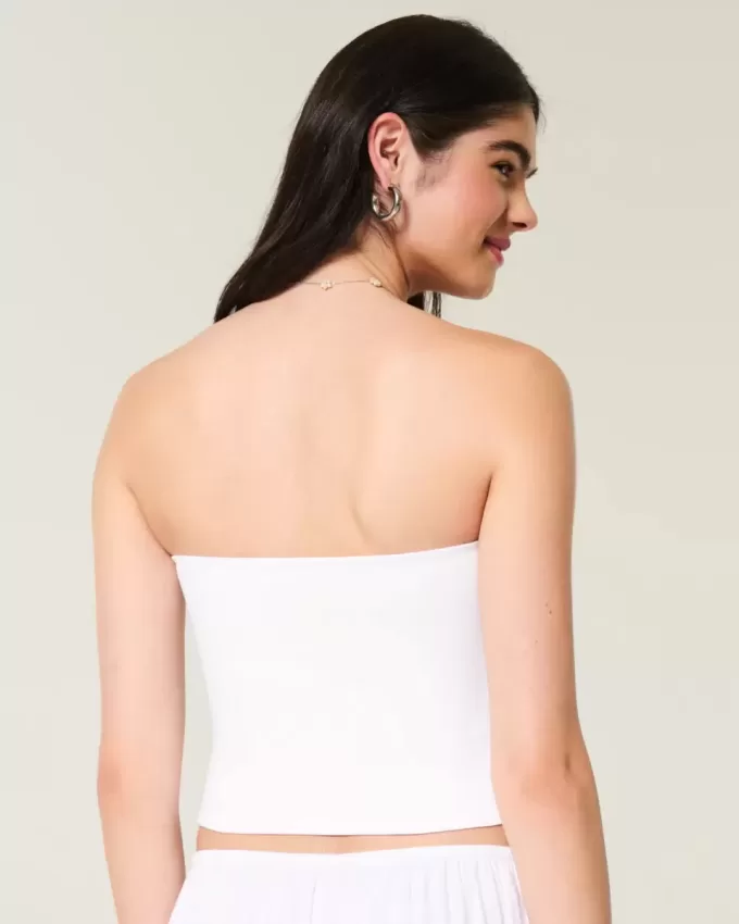 Mjuk Stretch Sömlös Tube Top Mjuk Stretch Sömlös Tube Top