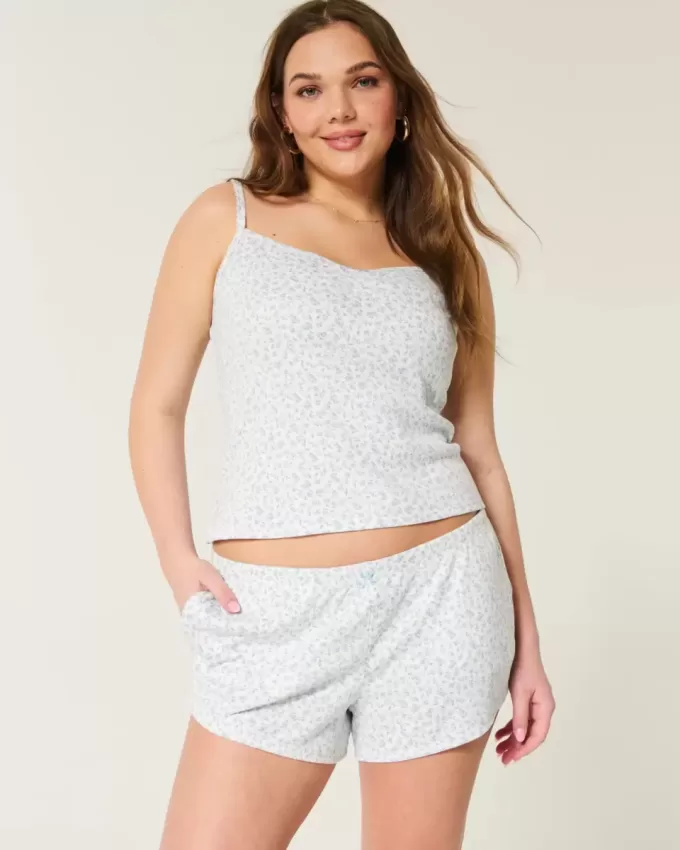 Mysig Pointelle Bow Shortie Mysig Pointelle Bow Shortie