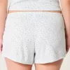 Mysig Pointelle Bow Shortie Mysig Pointelle Bow Shortie