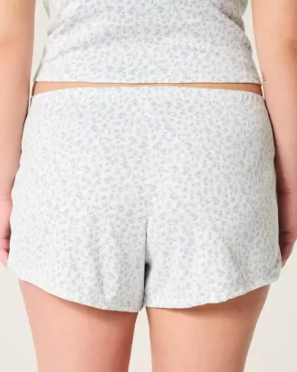 Mysig Pointelle Bow Shortie