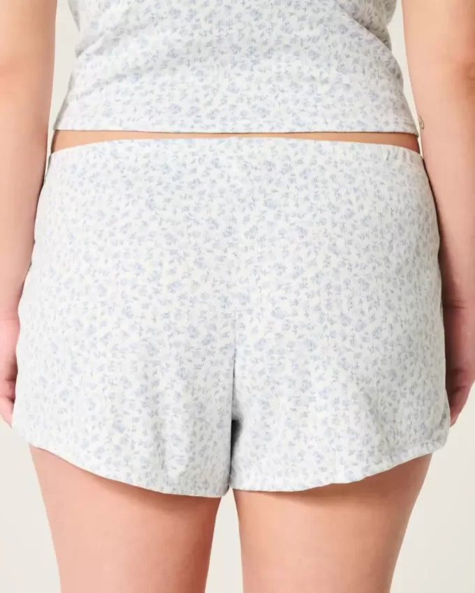 Mysig Pointelle Bow Shortie Mysig Pointelle Bow Shortie