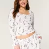 Mysig pyjamastopp i björnmönster Mysig pyjamastopp i björnmönster