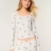 Mysig pyjamastopp i björnmönster Mysig pyjamastopp i björnmönster