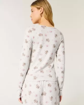 Mysig pyjamastopp i björnmönster
