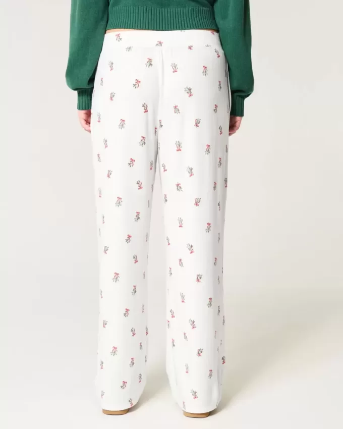 Mysiga pyjamasbyxor med vida ben Mysiga pyjamasbyxor med vida ben