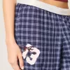 Number Graphic Baggy Flanell Byxor Number Graphic Baggy Flanell Byxor
