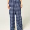 Number Graphic Baggy Flanell Byxor Number Graphic Baggy Flanell Byxor