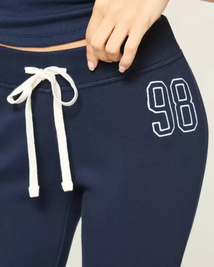 Number Graphic Bootcut träningsbyxor