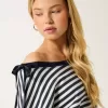 Off-the-Soulder Tie Sweatshirt Off-the-Soulder Tie Sweatshirt