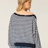Off-the-Soulder Tie Sweatshirt Off-the-Soulder Tie Sweatshirt
