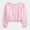 Off-the-Soulder Tie Sweatshirt Off-the-Soulder Tie Sweatshirt