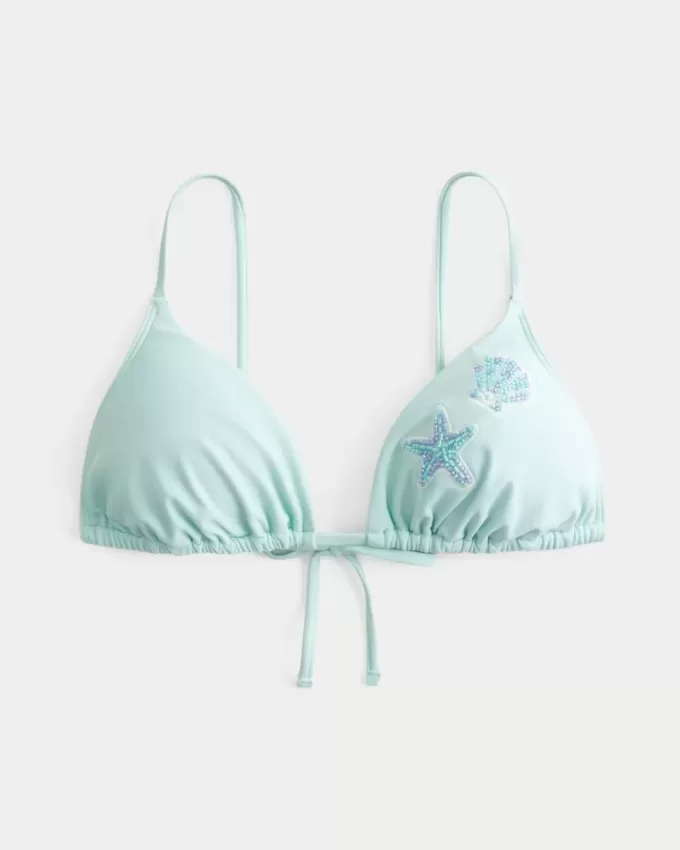 Over-the-Soulder Beaded Triangel Bikinitopp Over-the-Soulder Beaded Triangel Bikinitopp