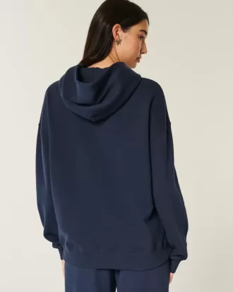 Oversized Class of ’26 grafisk hoodie