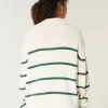Oversized tröja med halv dragkedja Oversized tröja med halv dragkedja