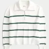 Oversized tröja med halv dragkedja Oversized tröja med halv dragkedja