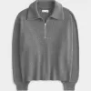 Oversized tröja med halv dragkedja Oversized tröja med halv dragkedja