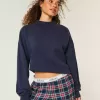 Oversized tröja med mock-neck Oversized tröja med mock-neck