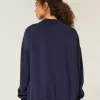 Oversized tröja med mock-neck Oversized tröja med mock-neck