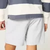 Pådragsshorts i linneblandning på mitten av låret Pådragsshorts i linneblandning på mitten av låret