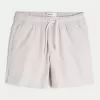Pådragsshorts i linneblandning på mitten av låret Pådragsshorts i linneblandning på mitten av låret
