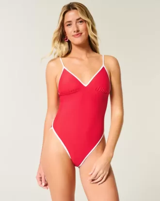 Pop-Color One-Piece Baddräkt