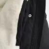 Pufferjacka med fuskpälsfodrad Pufferjacka med fuskpälsfodrad