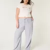 Pull-On Baggy Byxor i linneblandning Pull-On Baggy Byxor i linneblandning