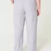 Pull-On Baggy Byxor i linneblandning Pull-On Baggy Byxor i linneblandning