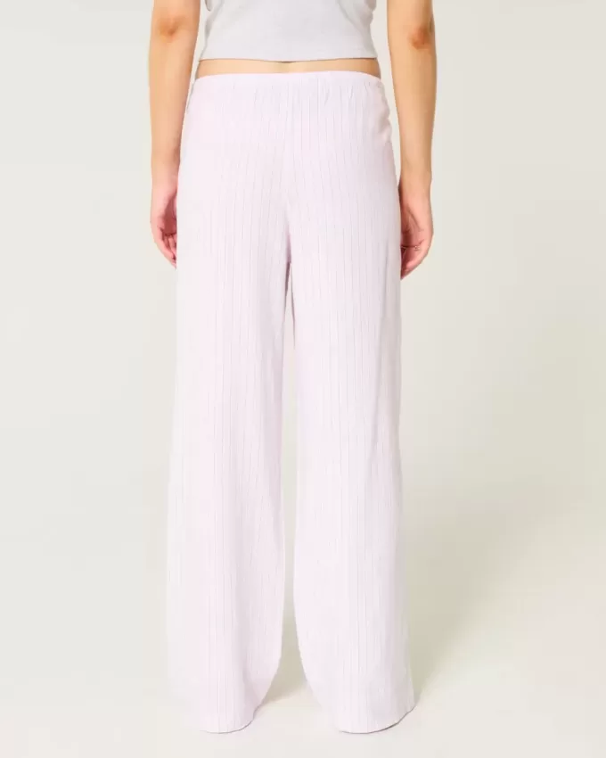 Pull-On Baggy Byxor i linneblandning Pull-On Baggy Byxor i linneblandning