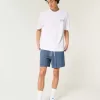 Pull-On Shorts i linneblandning Pull-On Shorts i linneblandning