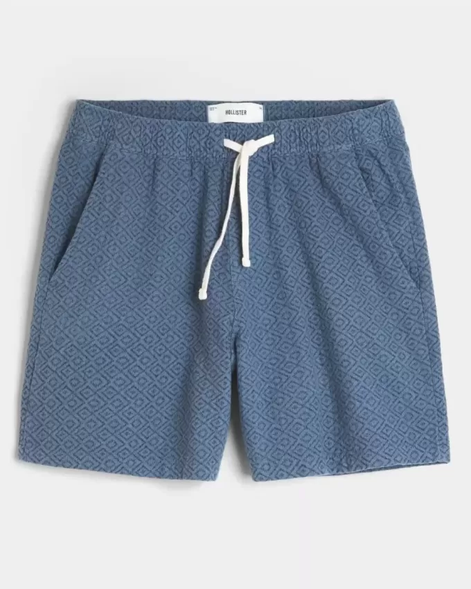 Pull-On Shorts i linneblandning Pull-On Shorts i linneblandning