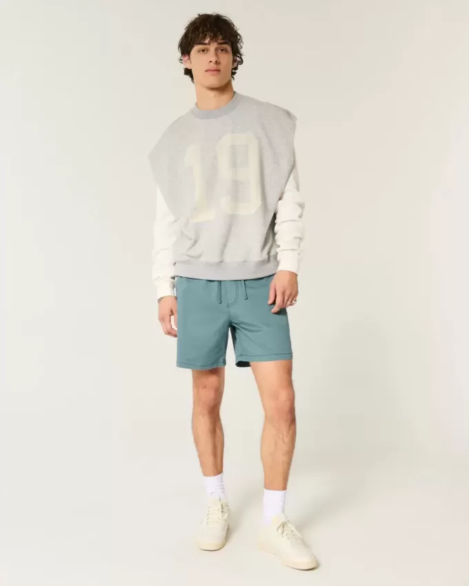 Pull-On Shorts i mitten av låret Pull-On Shorts i mitten av låret