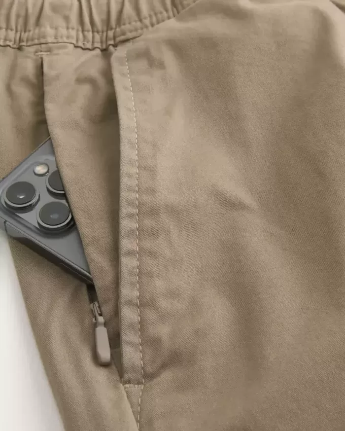 Pull-On-shorts i twill ovanför knäet Pull-On-shorts i twill ovanför knäet