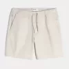 Pull-On-shorts i twill ovanför knäet