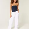 Pull-On Slub byxor Pull-On Slub byxor
