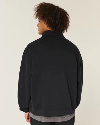Rectangle Fit tröja med kvarts dragkedja