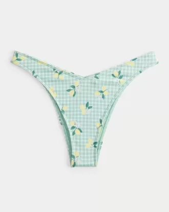 Ribbad högbens fräckaste bikinibotten