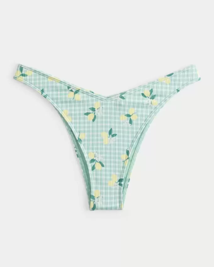 Ribbad högbens fräckaste bikinibotten
