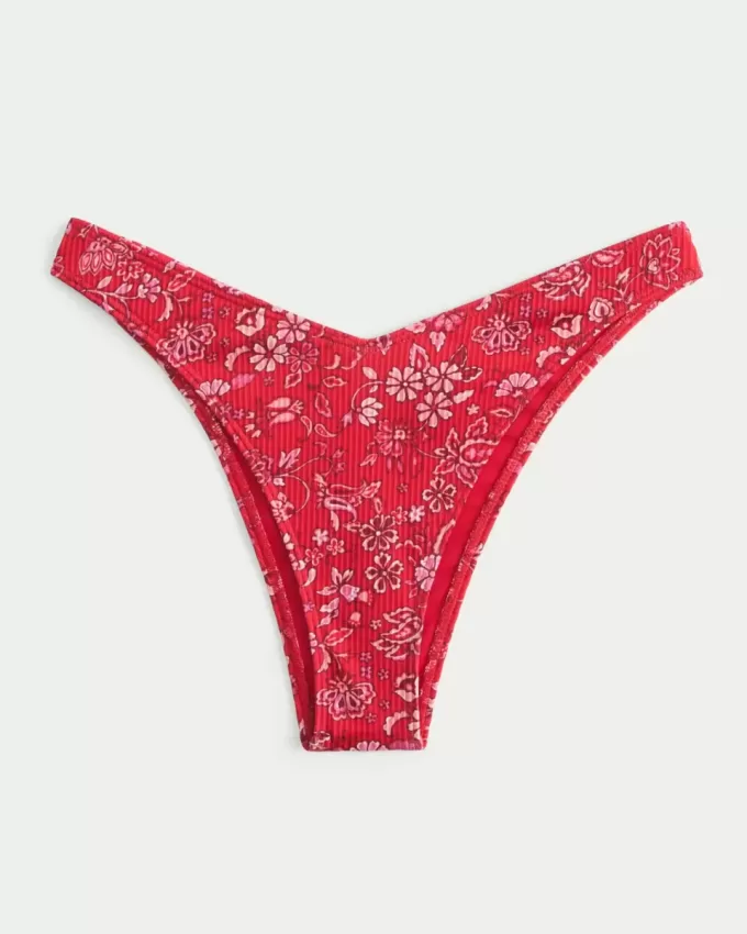 Ribbad högbens fräckaste bikinibotten