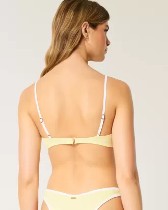 Ribbad Plunge Bikinitopp