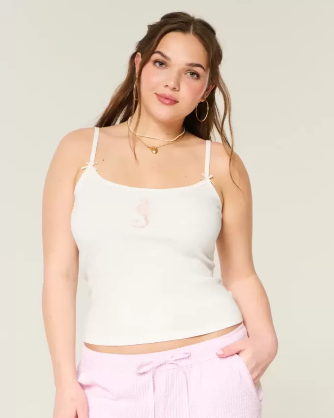 Ribbad sjöhäst grafisk Cami Ribbad sjöhäst grafisk Cami