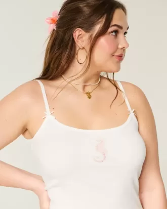 Ribbad sjöhäst grafisk Cami