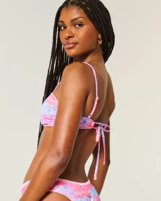 Ribbad Tie Scoop Bikinitopp