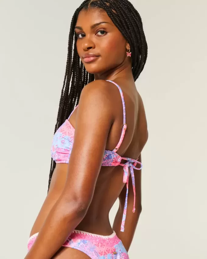 Ribbad Tie Scoop Bikinitopp Ribbad Tie Scoop Bikinitopp